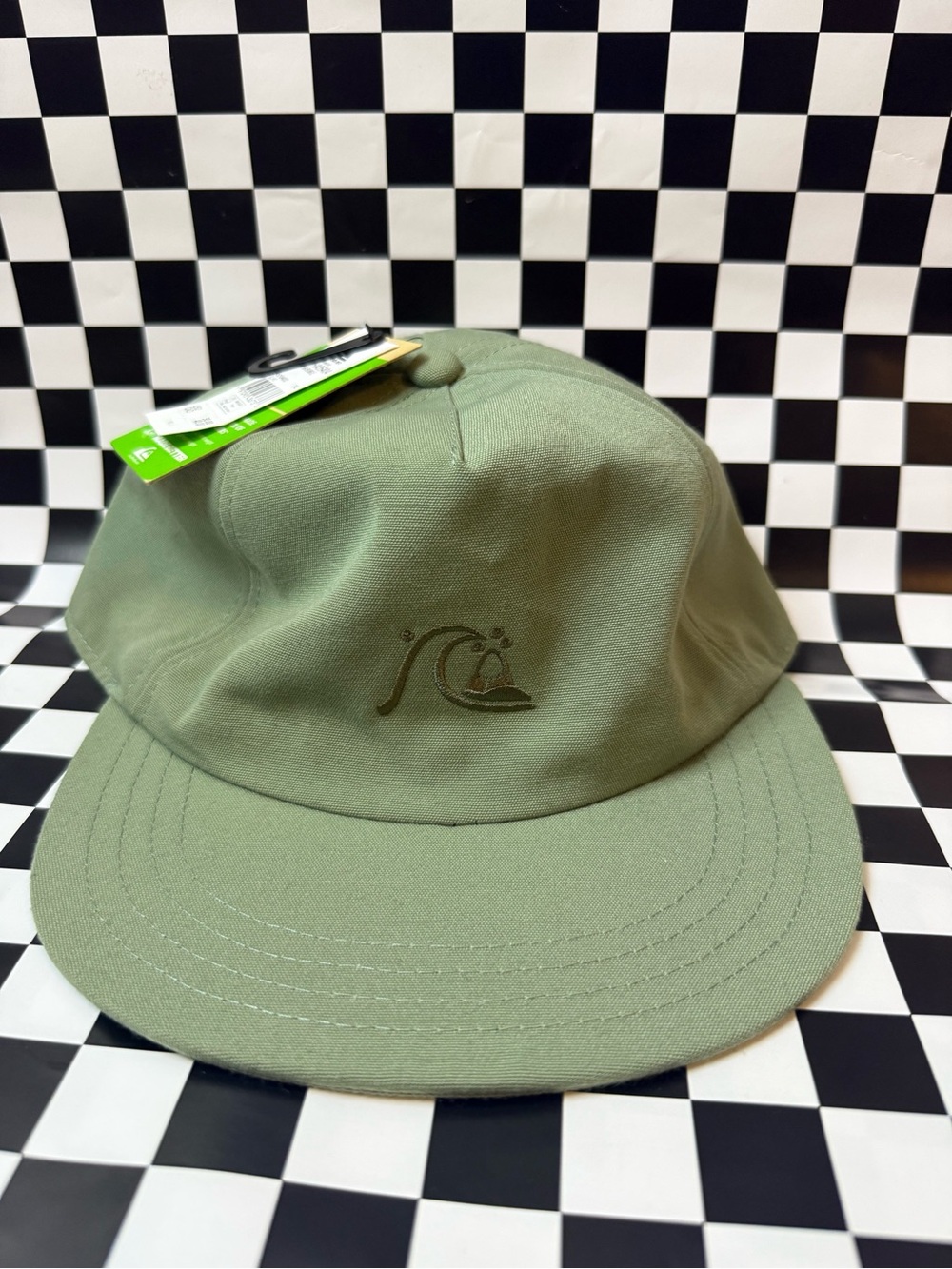 Kids Olive Green Baseball Cap - Brand Unknown